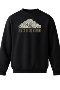 Black Cloud Camo Minimalist Crewneck Sweatshirt