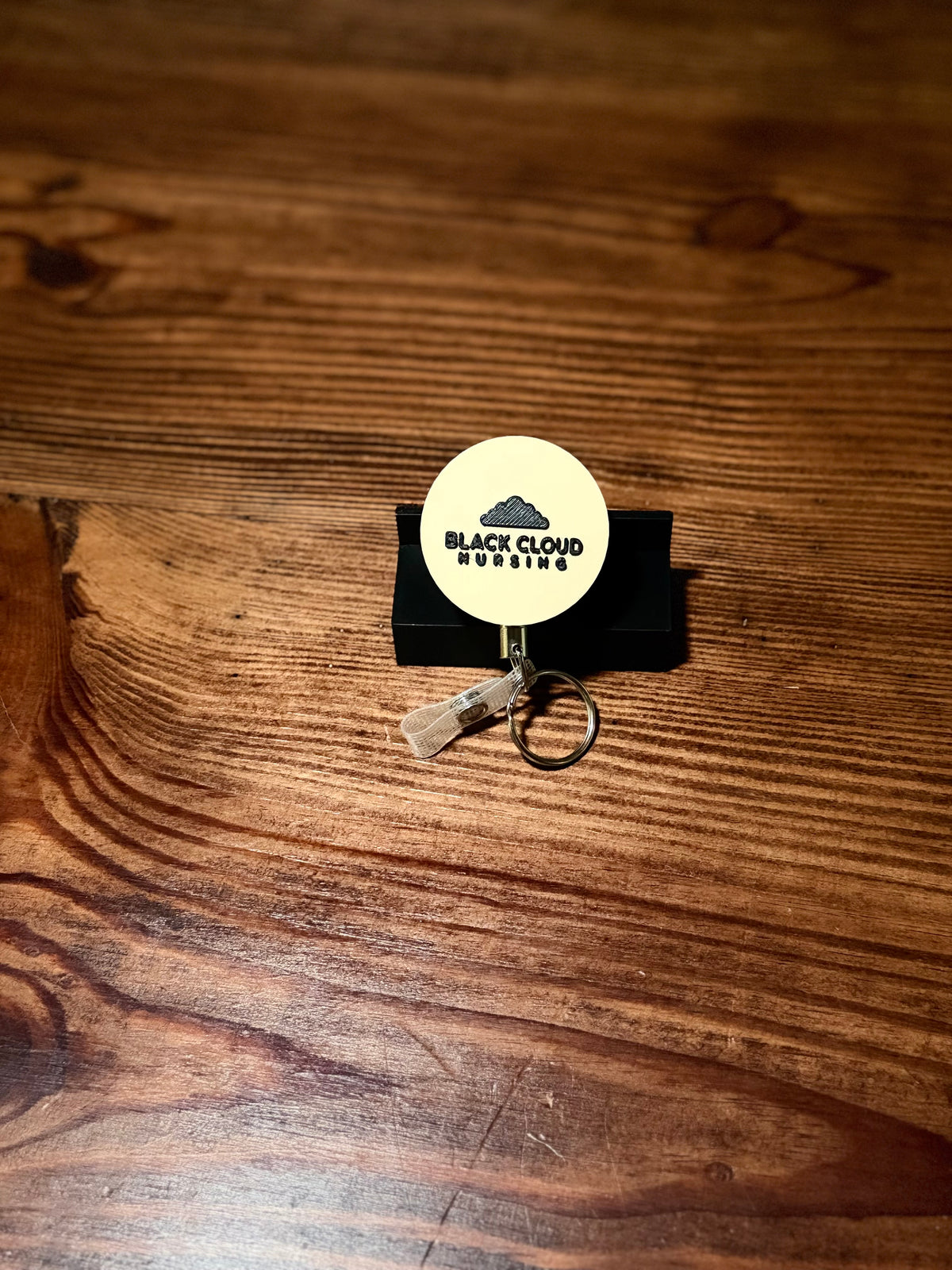 Black Cloud Nursing Badge Reel