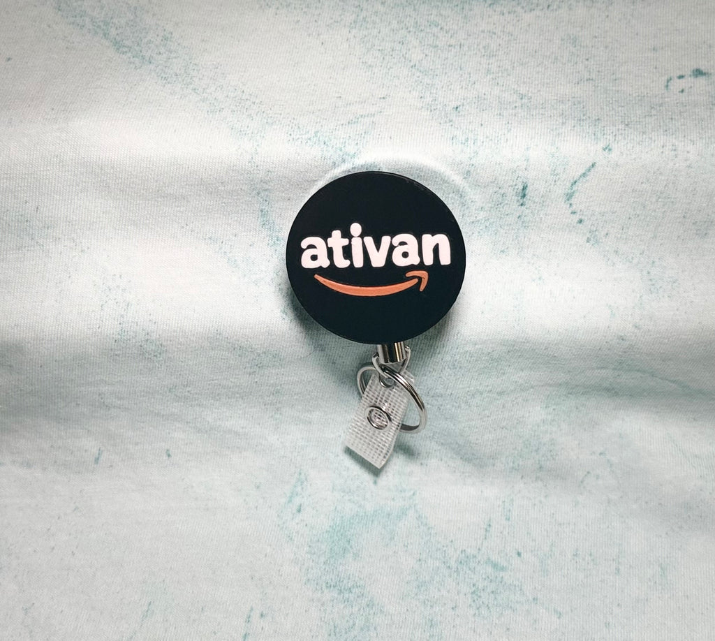 Black Cloud Nursing Badge Reel