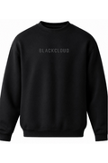 Black Cloud Minimalist Crewneck
