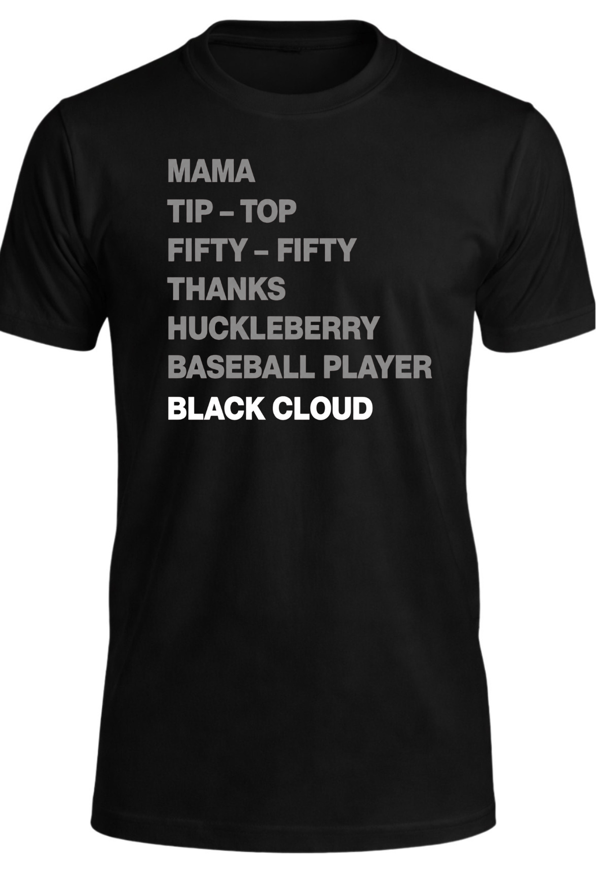 Black Cloud Stroke T-Shirt