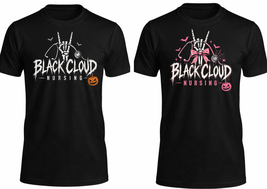 Black Cloud Nursing Halloween T-Shirt